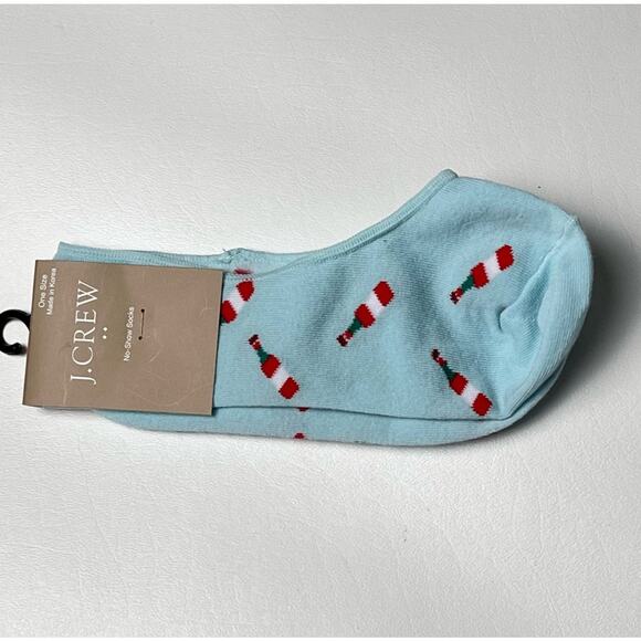 J.Crew Women's Graphic Design  No Show Ankle Socks OS  NWT - Picture 1 of 7